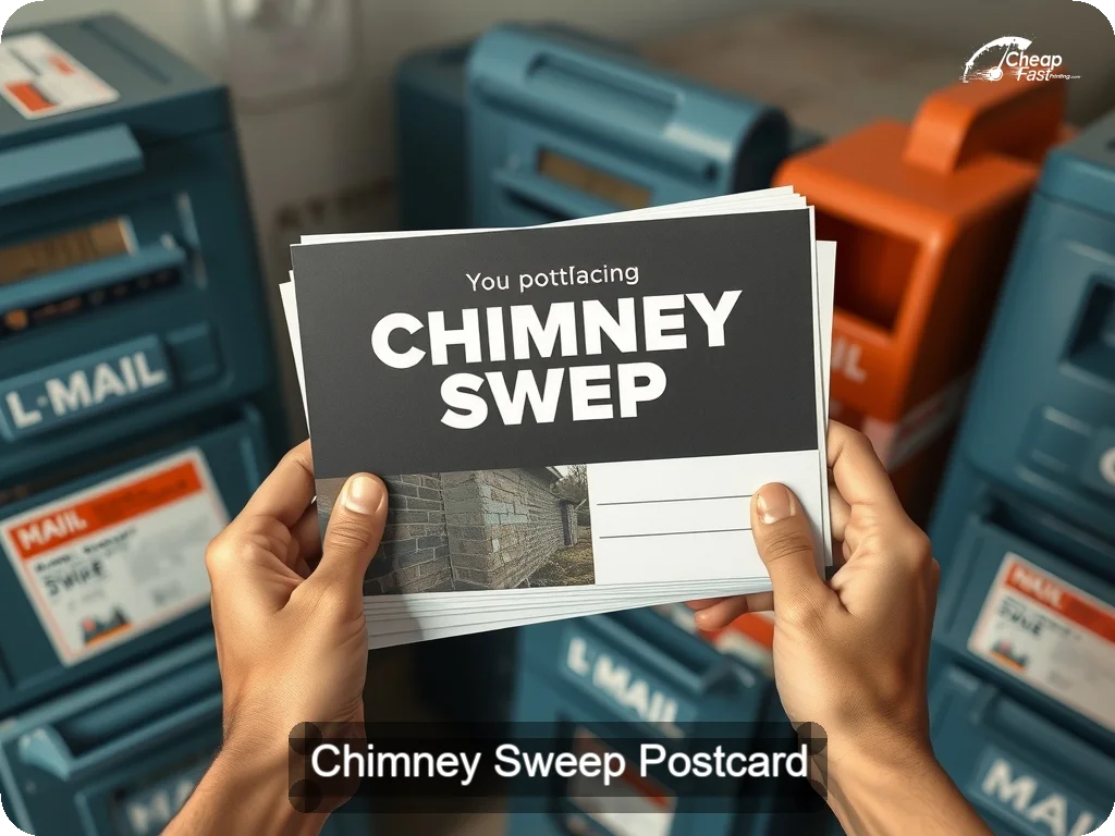 Chimney Sweep Postcard Sample 04 · 6.5" x 9" design sample