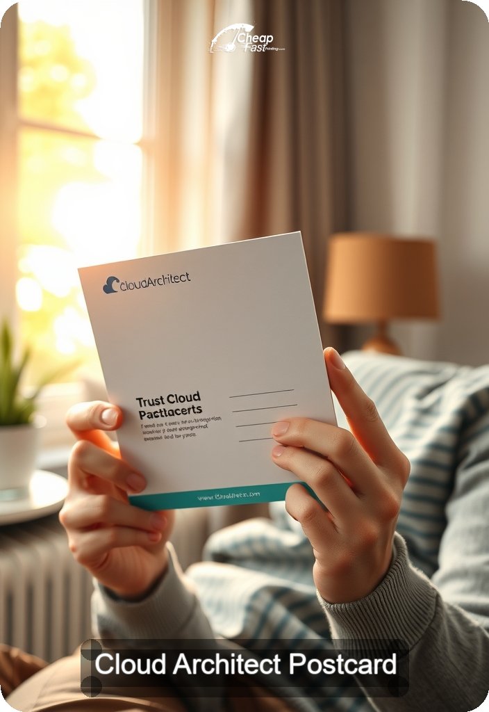 Cloud Architect Postcard Sample 02 · 4.5" x 6.5" design sample