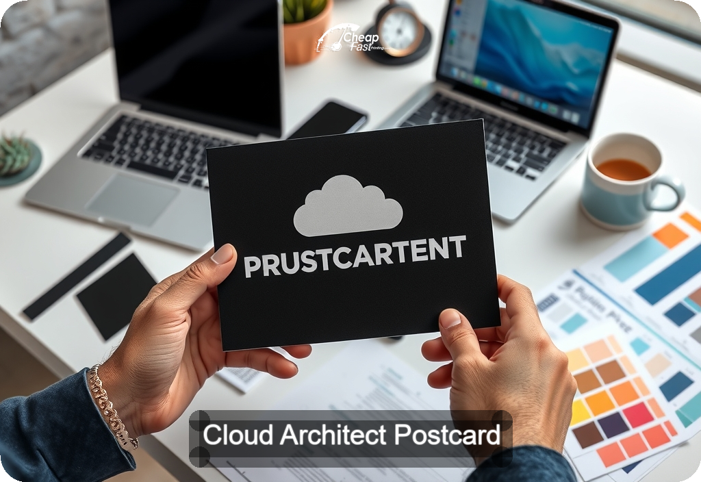 Cloud Architect Postcard Sample 05 · 4" x 6" design sample