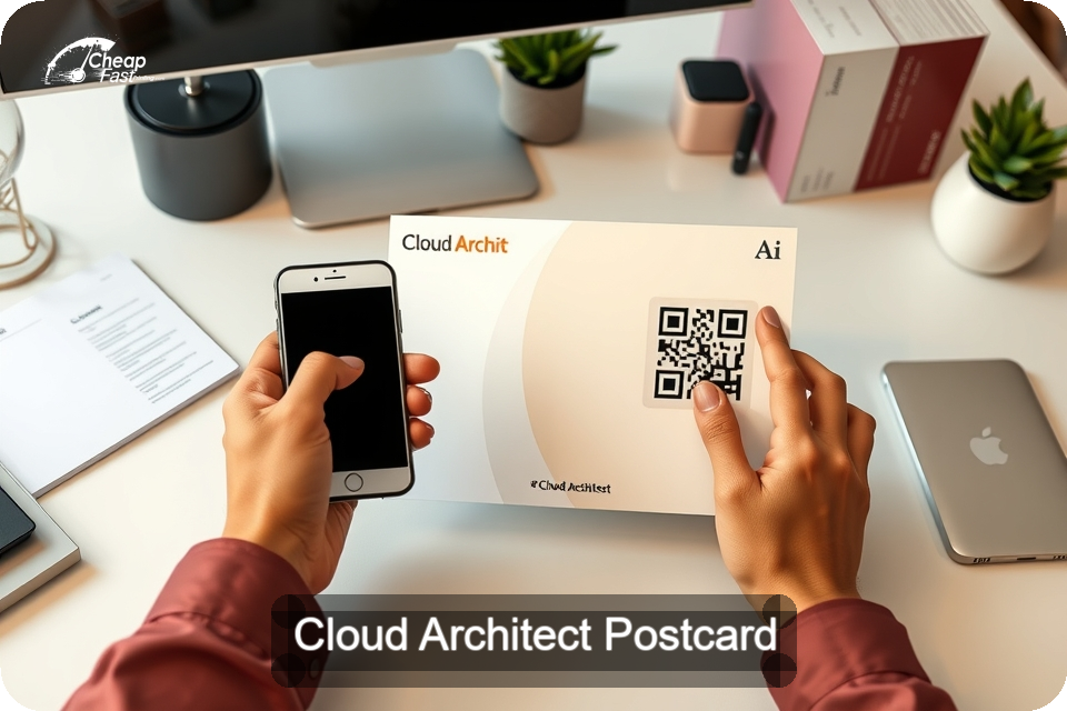 Cloud Architect Postcard Sample 07 · 6" x 9" design sample