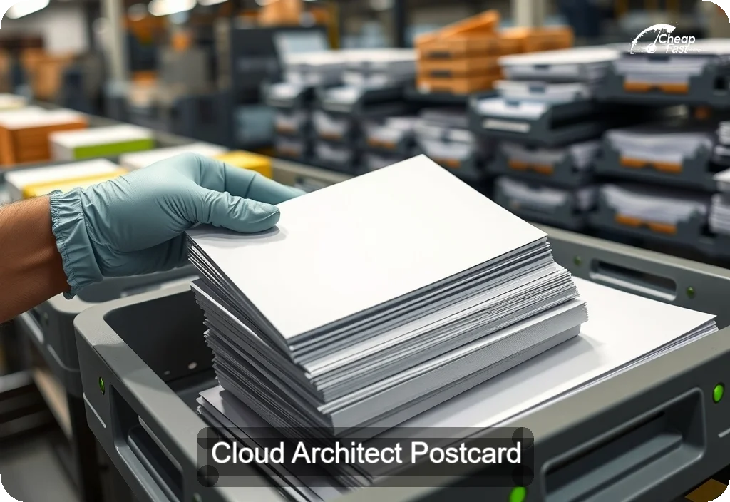 Cloud Architect Postcard Sample 08 · 6" x 11" design sample