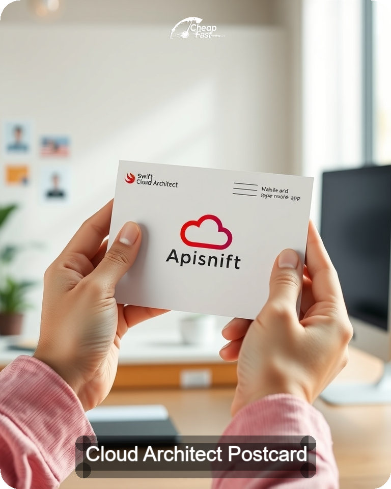 Cloud Architect Postcard Sample 10 · 4.25" x 5.5" design sample