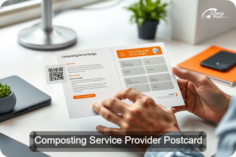Composting Service Provider Postcard Sample 10 · 6" x 9" design sample
