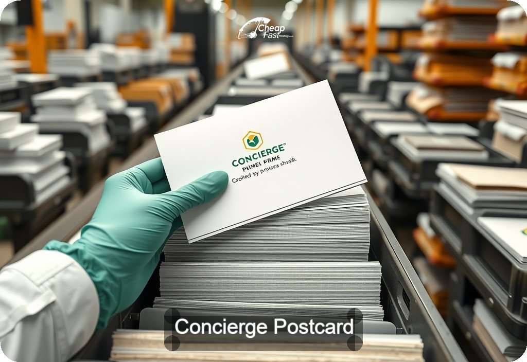 Concierge Postcard Sample 06 · 6" x 11" design sample