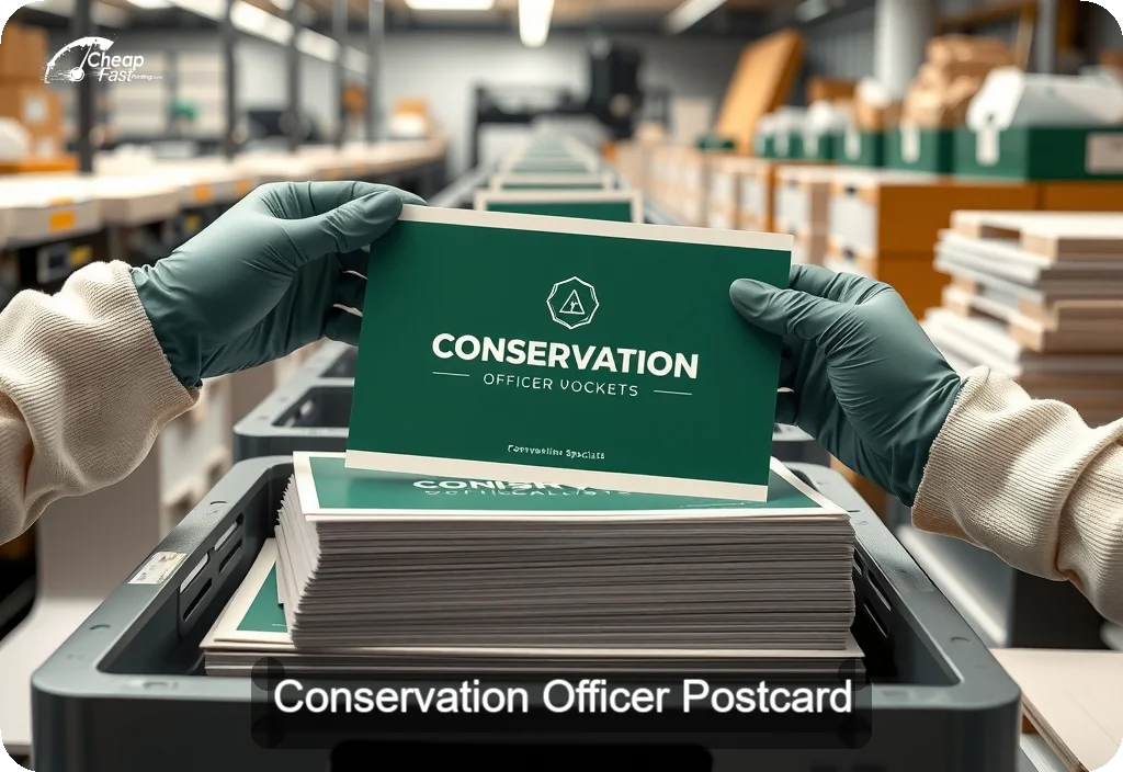 Conservation Officer Postcard Sample 08 · 6" x 11" design sample