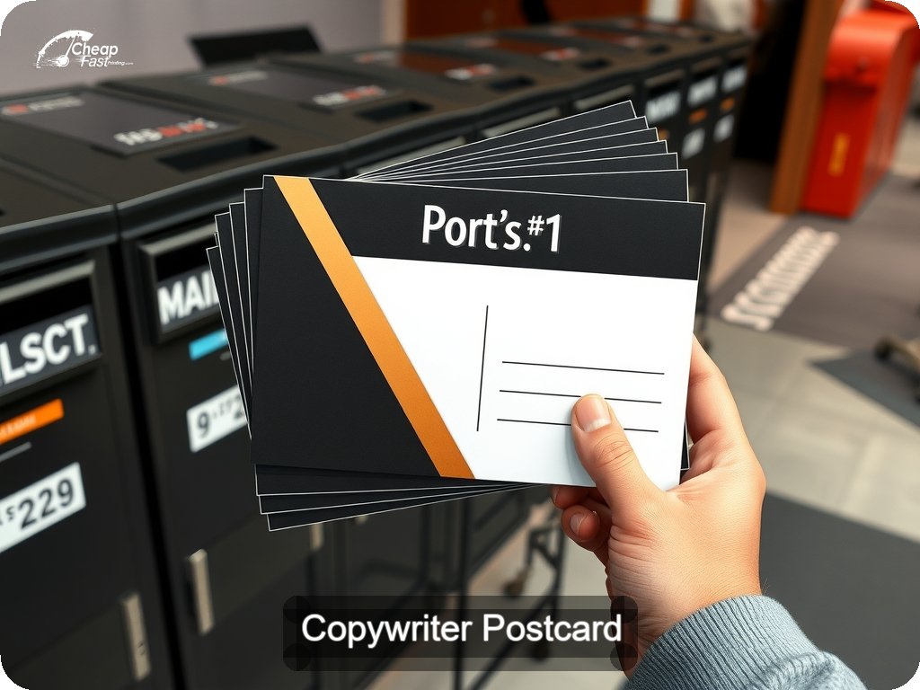 Copywriter Postcard Sample 04 · 6.5" x 9" design sample