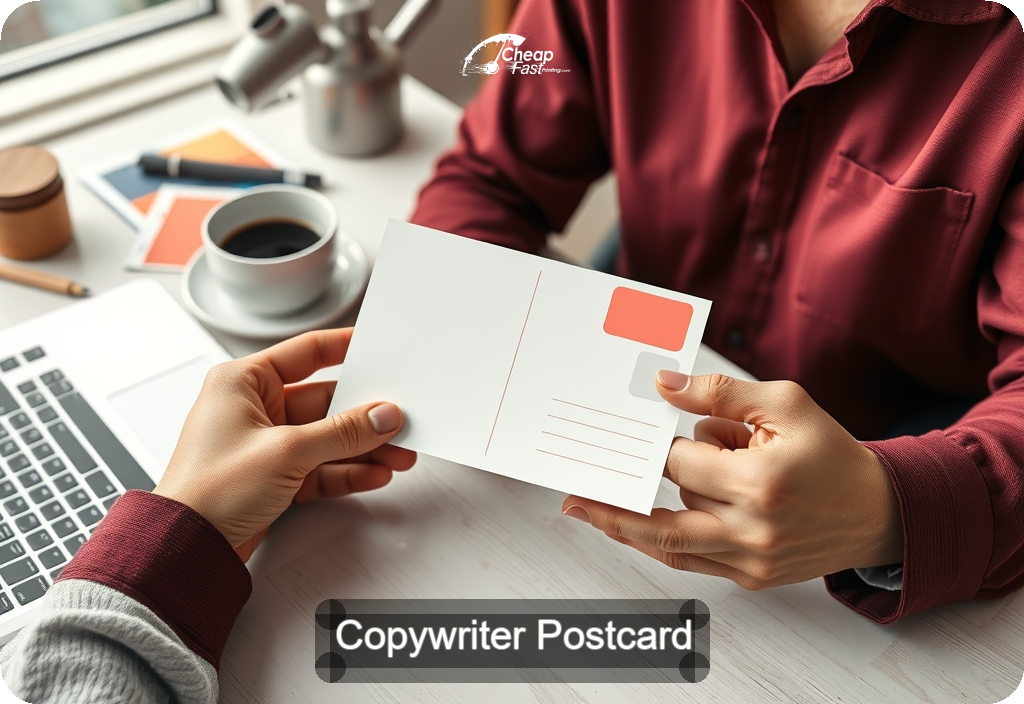 Copywriter Postcard Sample 06 · 4" x 6" design sample