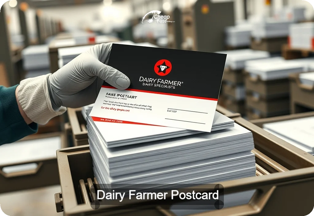 Dairy Farmer Postcard Sample 08 · 6" x 11" design sample