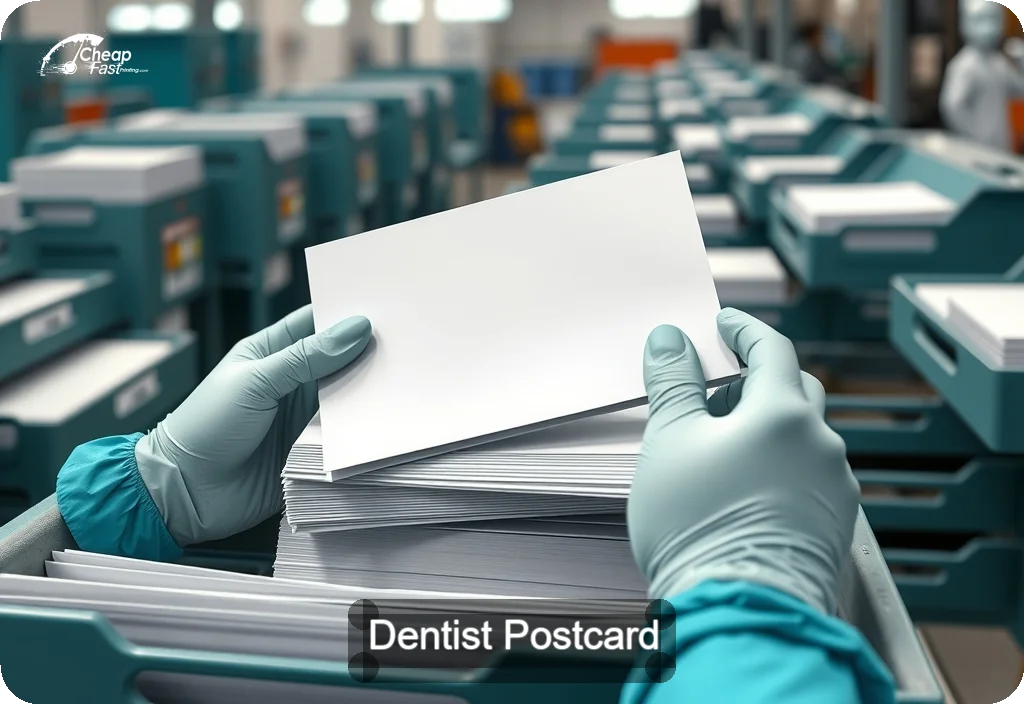 Dentist Postcard Sample 07 · 6" x 11" design sample