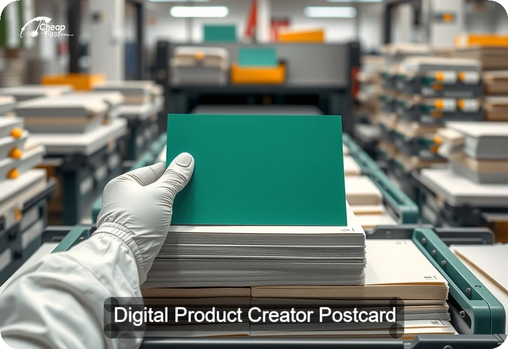 Digital Product Creator Postcard Sample 02 · 6" x 11" design sample