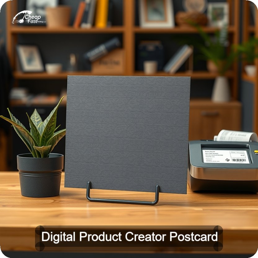Digital Product Creator Postcard Sample 03 · 5" x 5" design sample