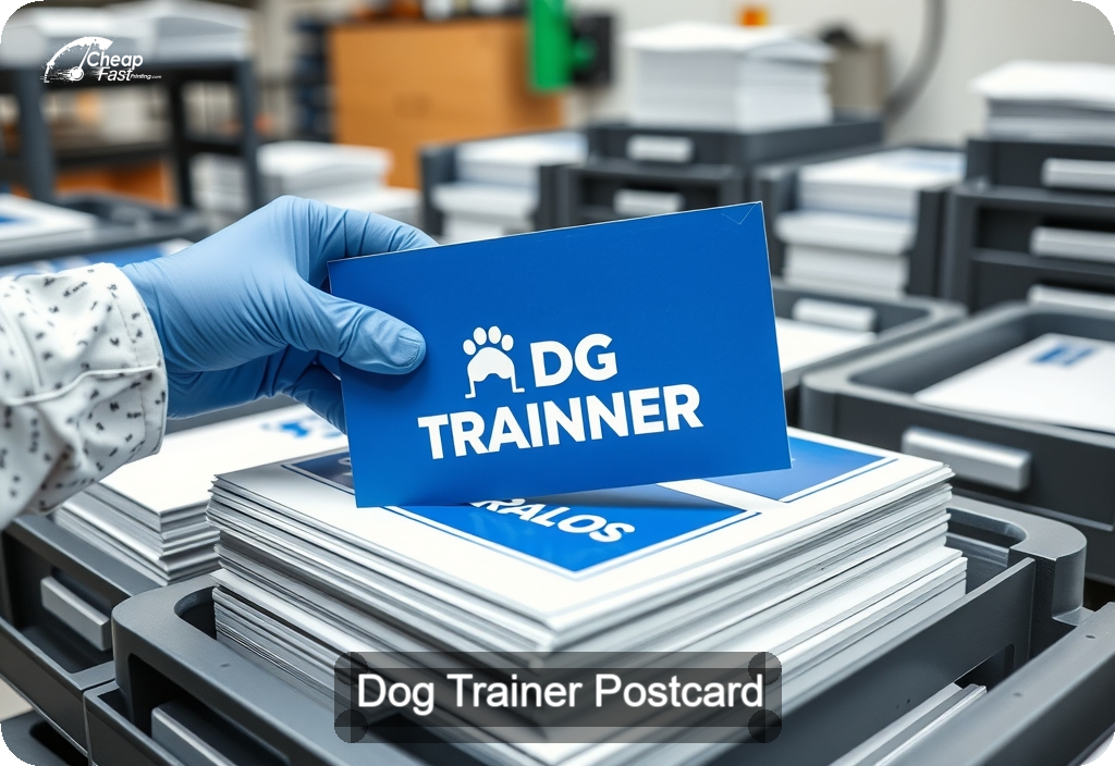 Dog Trainer Postcard Sample 03 · 6" x 11" design sample