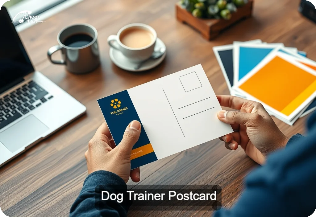Dog Trainer Postcard Sample 10 · 4" x 6" design sample