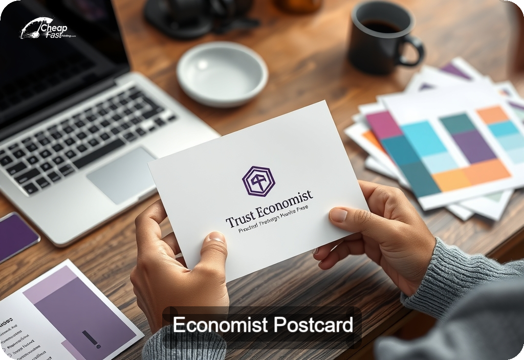 Economist Postcard Sample 03 · 4" x 6" design sample