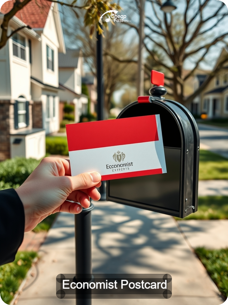 Economist Postcard Sample 04 · 5" x 7" design sample