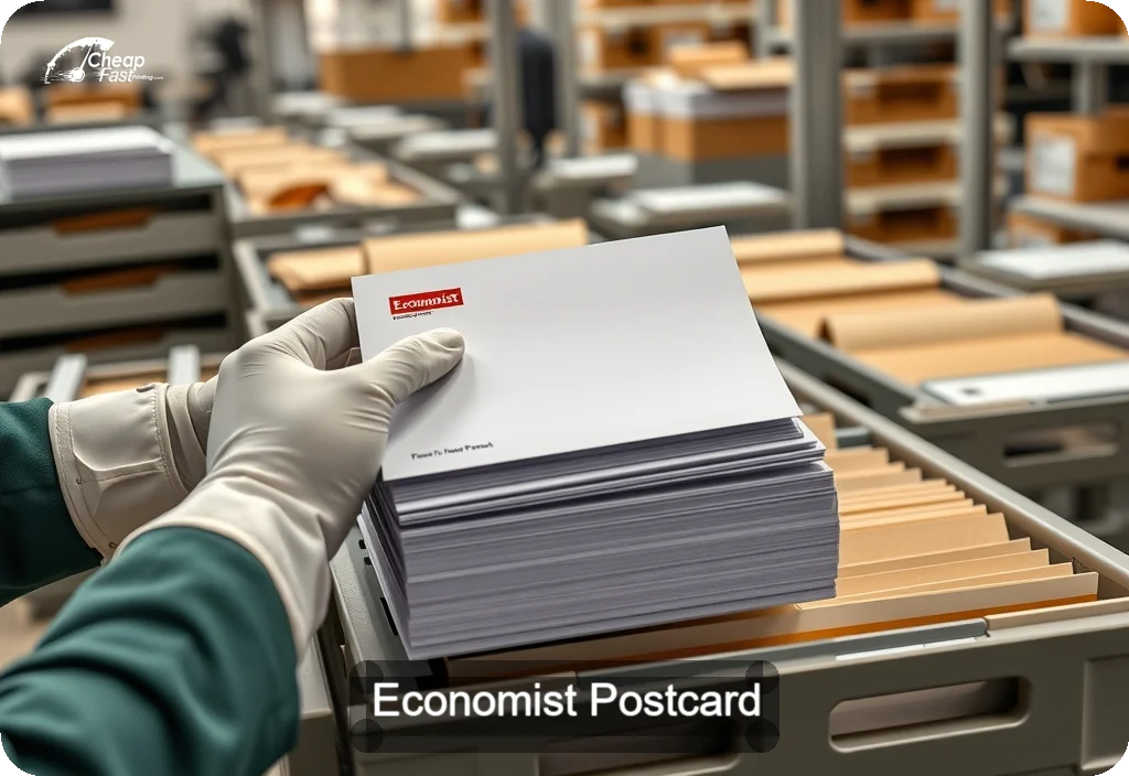 Economist Postcard Sample 06 · 6" x 11" design sample