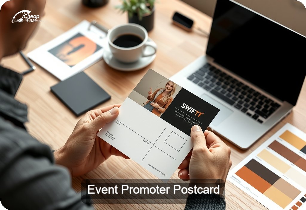 Event Promoter Postcard Sample 05 · 4" x 6" design sample