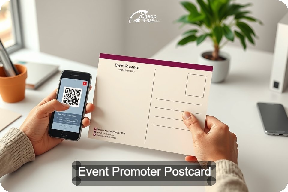 Event Promoter Postcard Sample 07 · 6" x 9" design sample
