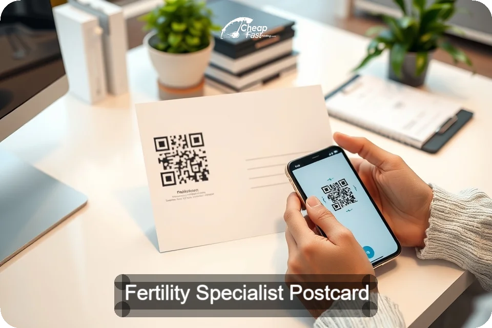 Fertility Specialist Postcard Sample 01 · 6" x 9" design sample