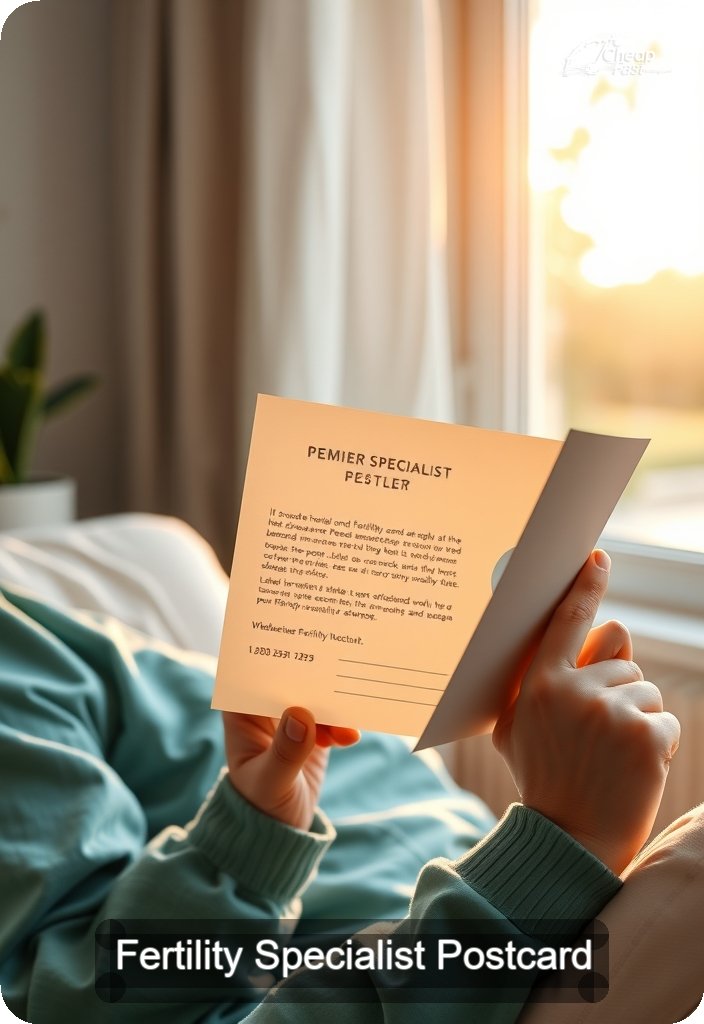 Fertility Specialist Postcard Sample 06 · 4.5" x 6.5" design sample