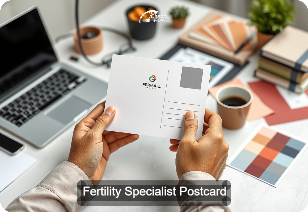 Fertility Specialist Postcard Sample 09 · 4" x 6" design sample