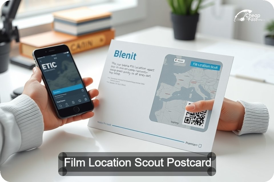 Film Location Scout Postcard Sample 01 · 6" x 9" design sample