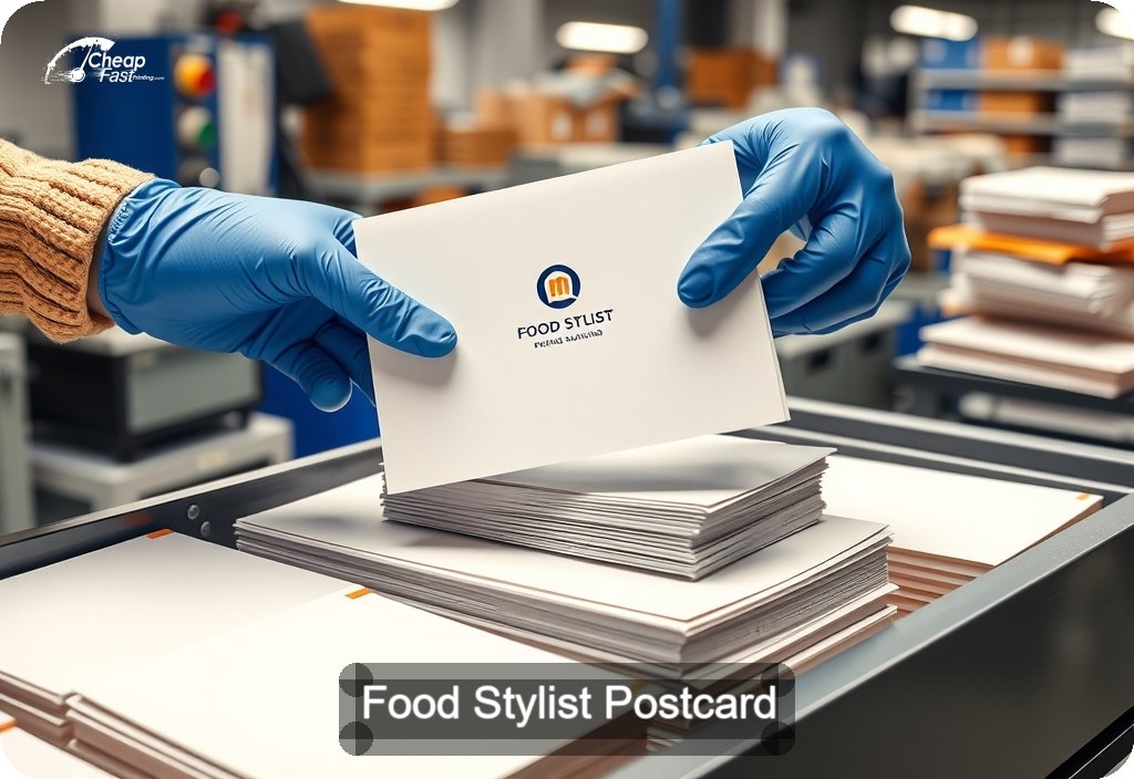 Food Stylist Postcard Sample 06 · 6" x 11" design sample