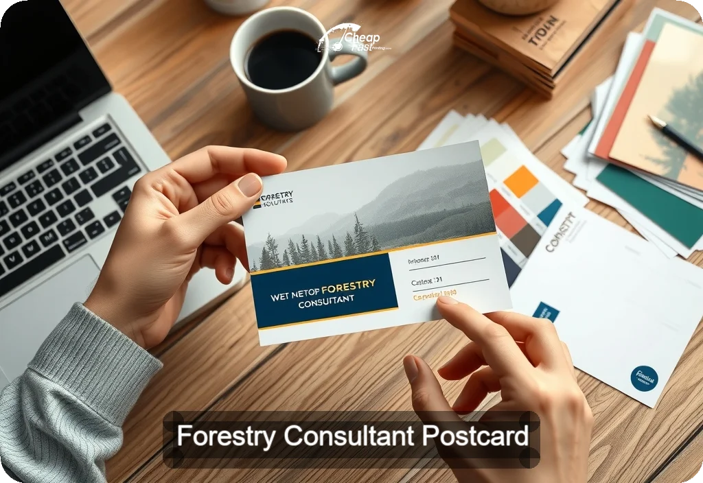 Forestry Consultant Postcard Sample 10 · 4" x 6" design sample
