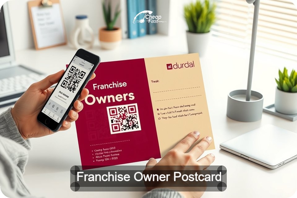 Franchise Owner Postcard Sample 02 · 6" x 9" design sample