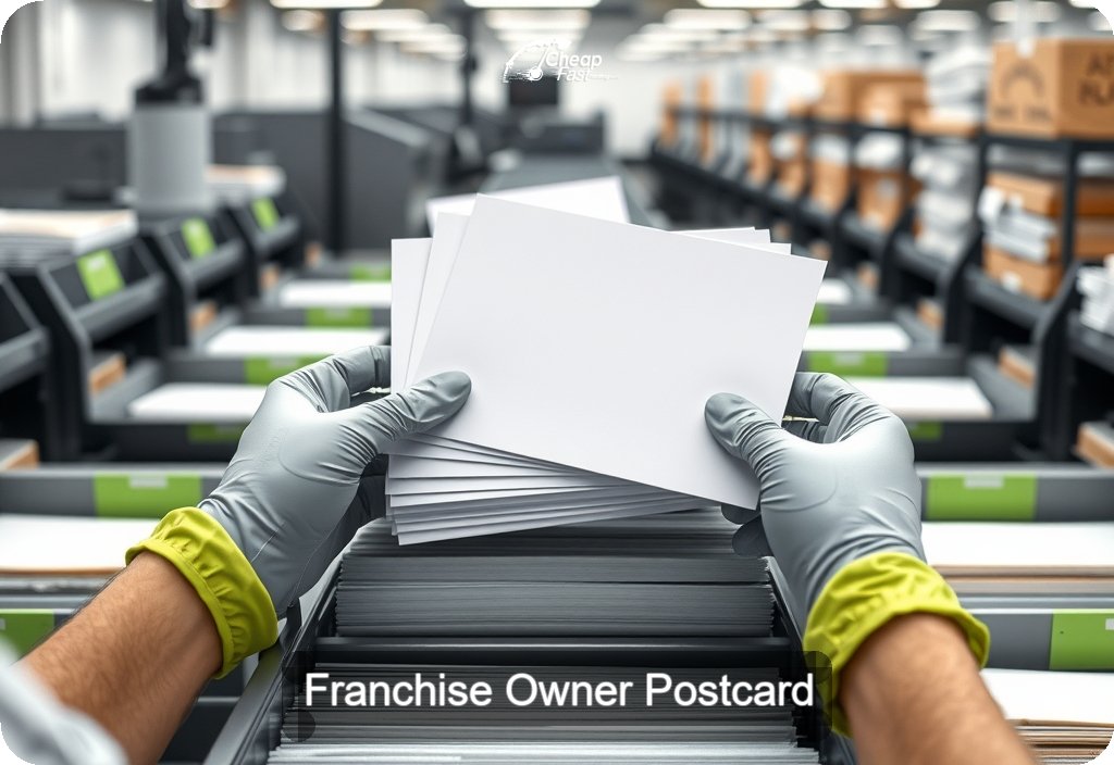 Franchise Owner Postcard Sample 03 · 6" x 11" design sample