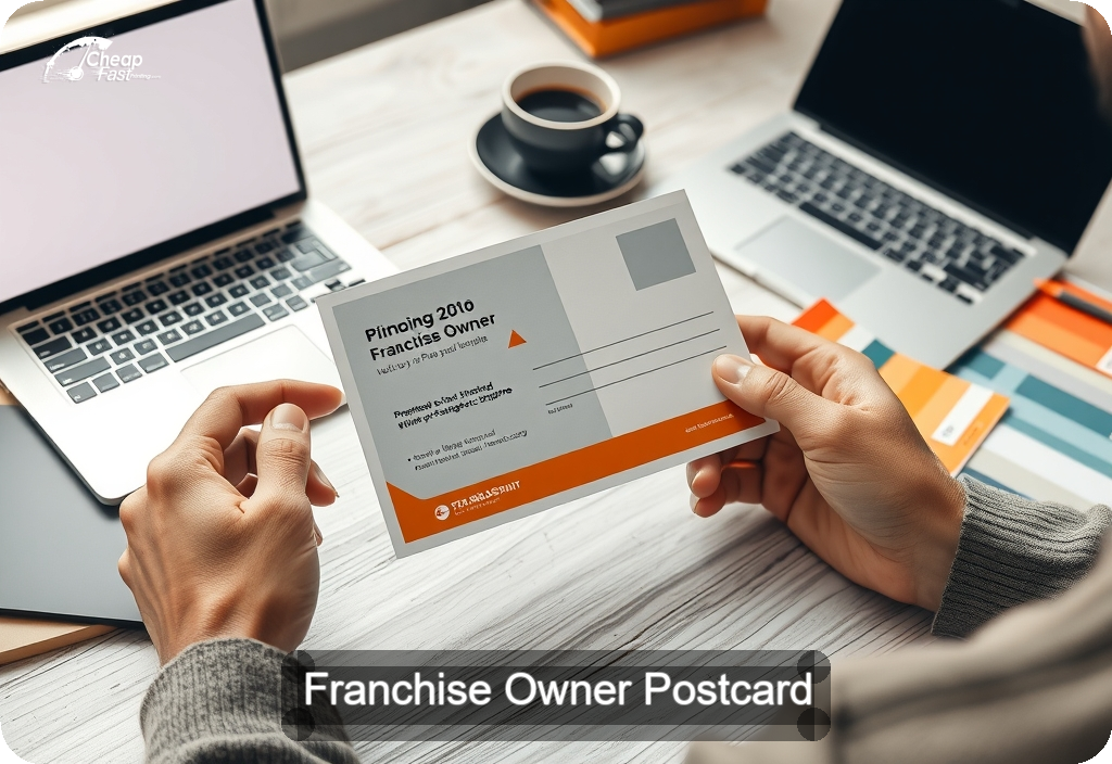 Franchise Owner Postcard Sample 10 · 4" x 6" design sample