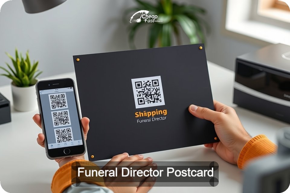 Funeral Director Postcard Sample 06 · 6" x 9" design sample