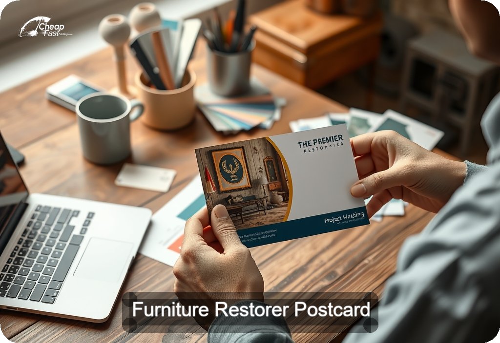 Furniture Restorer Postcard Sample 07 · 4" x 6" design sample