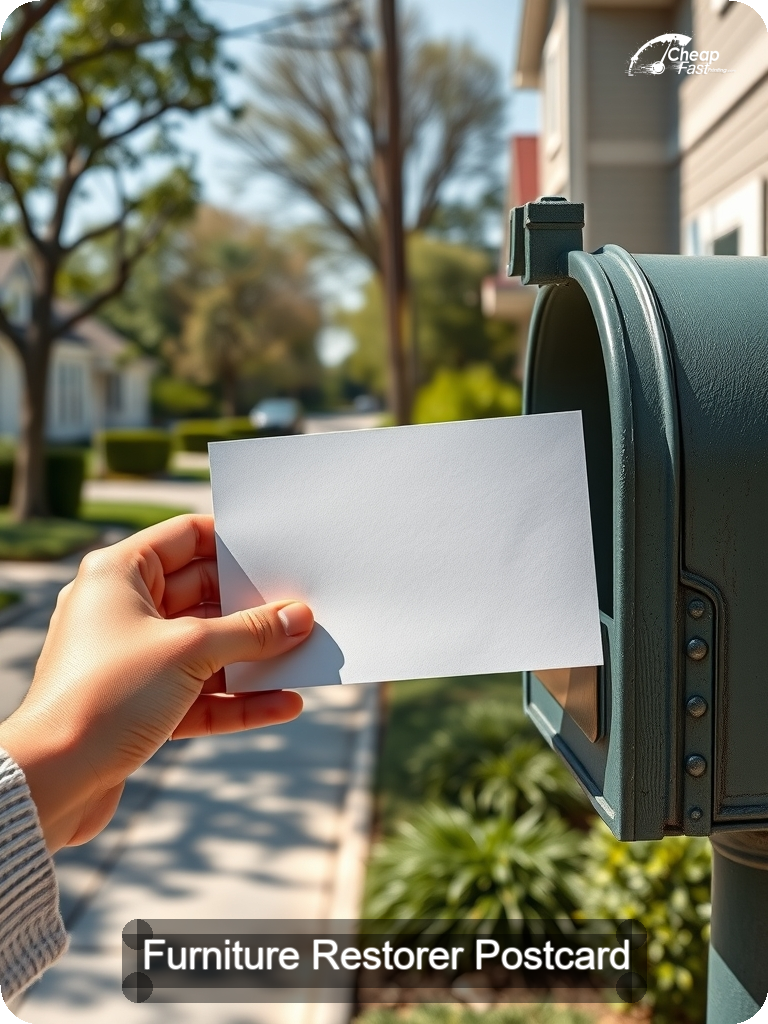 Furniture Restorer Postcard Sample 08 · 5" x 7" design sample