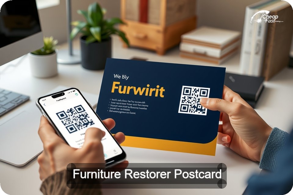 Furniture Restorer Postcard Sample 09 · 6" x 9" design sample
