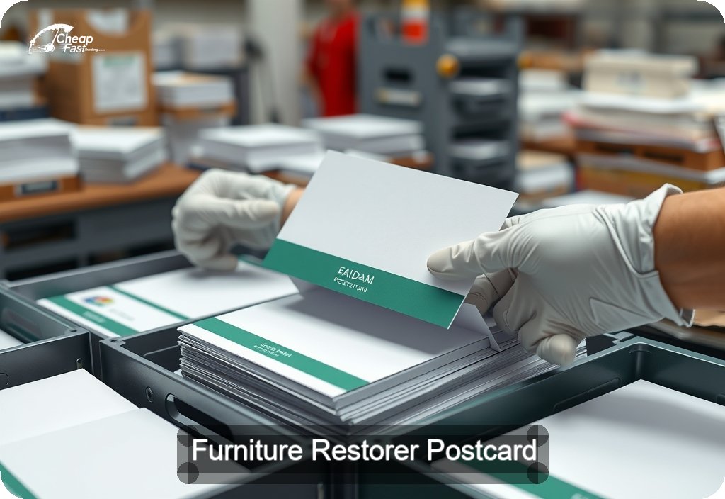 Furniture Restorer Postcard Sample 10 · 6" x 11" design sample
