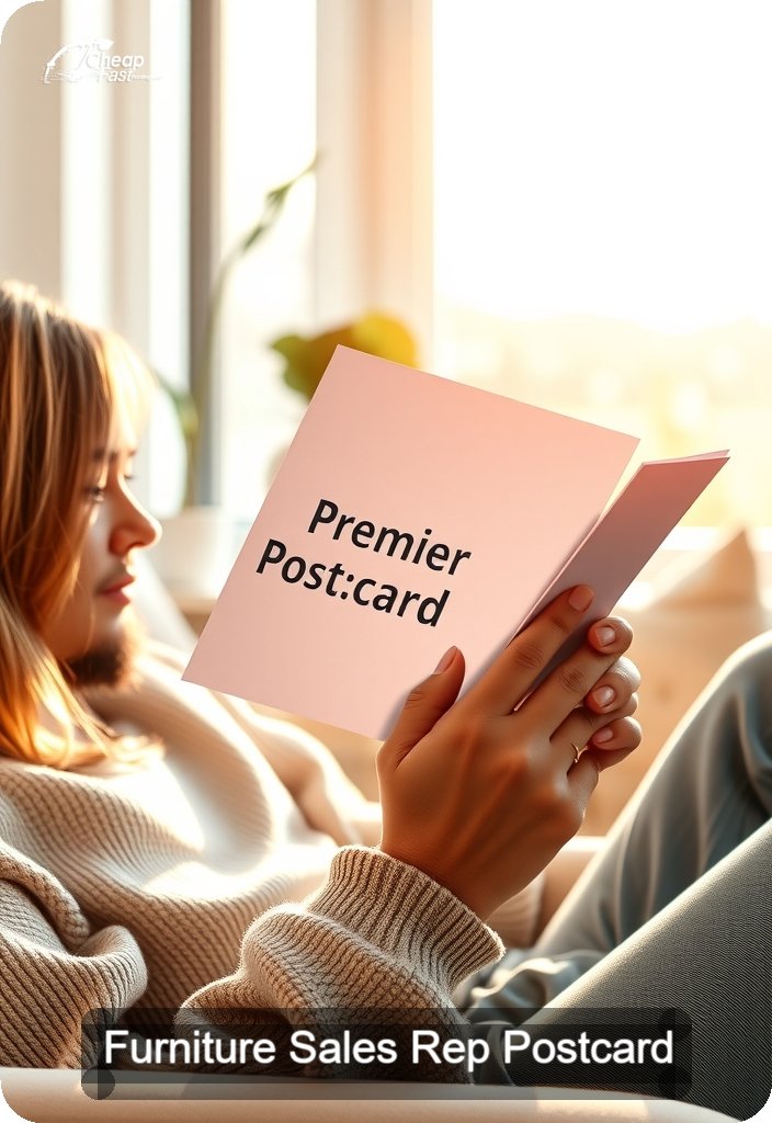 Furniture Sales Rep Postcard Sample 06 · 4.5" x 6.5" design sample