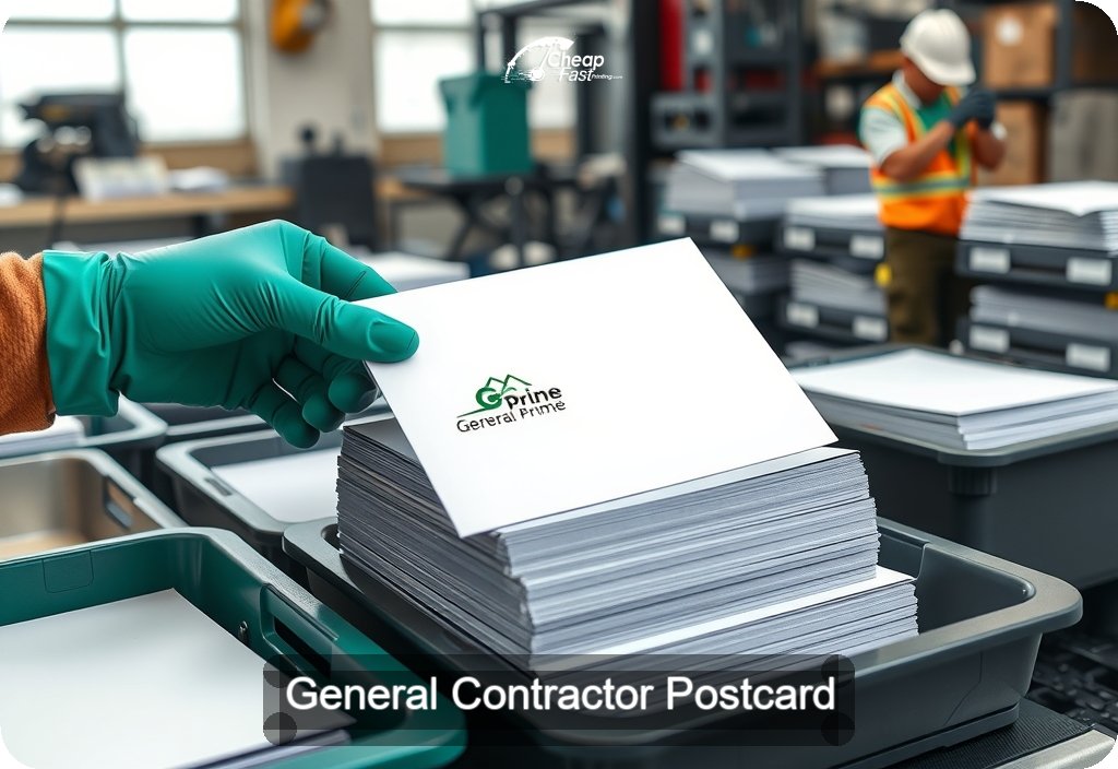 General Contractor Postcard Sample 06 · 6" x 11" design sample