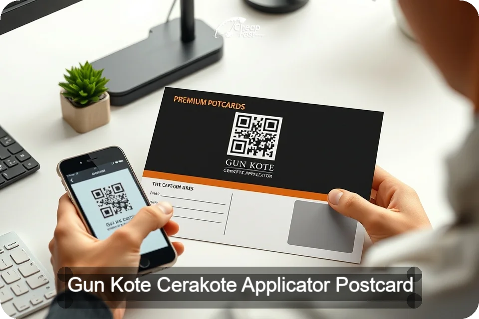 Gun Kote Cerakote Applicator Postcard Sample 01 · 6" x 9" design sample
