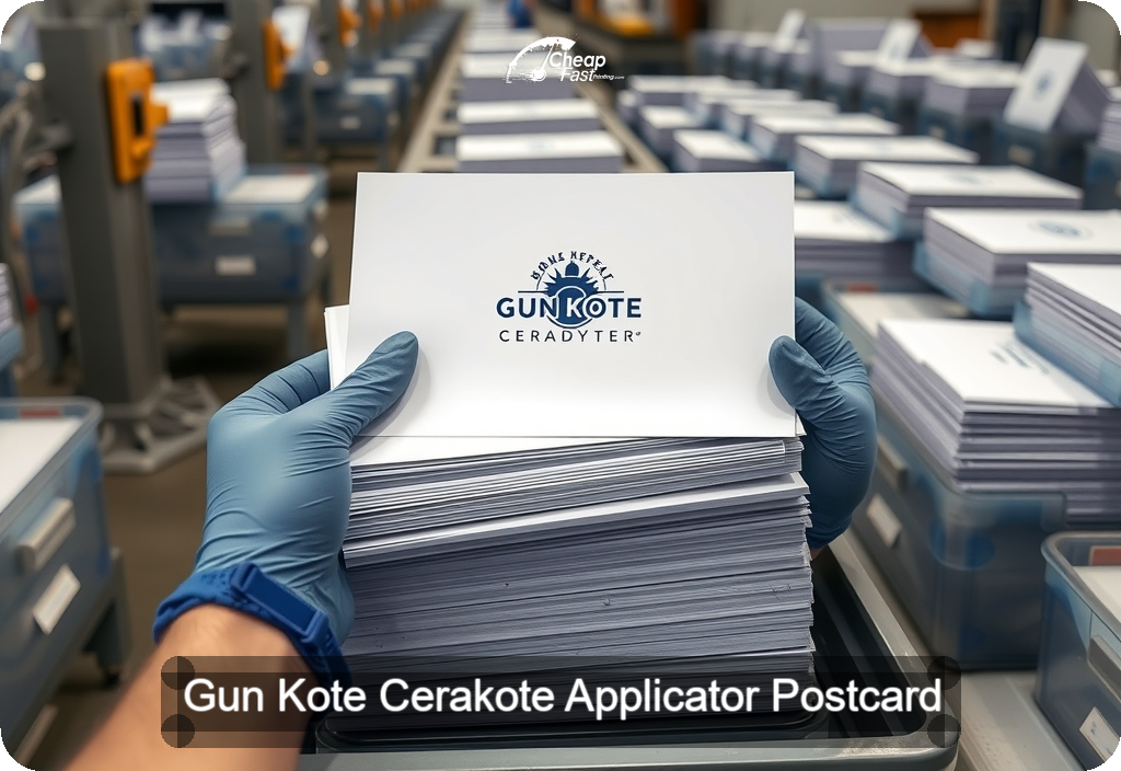 Gun Kote Cerakote Applicator Postcard Sample 02 · 6" x 11" design sample