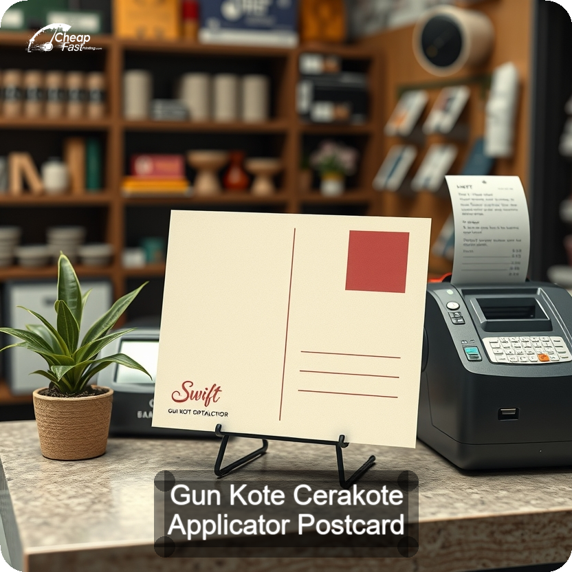 Gun Kote Cerakote Applicator Postcard Sample 03 · 5" x 5" design sample