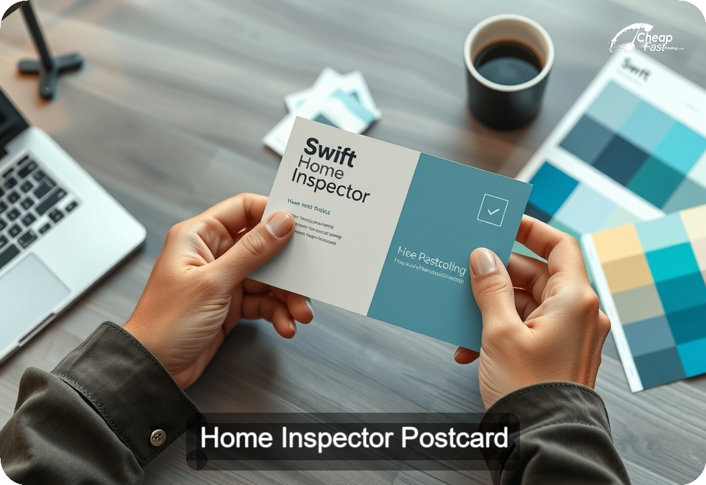 Home Inspector Postcard Sample 05 · 4" x 6" design sample