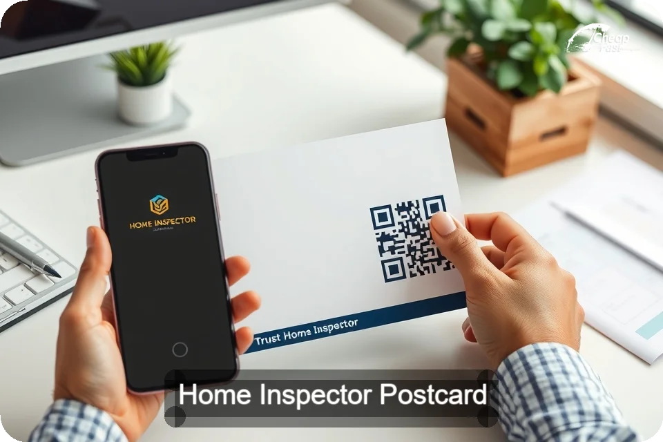 Home Inspector Postcard Sample 07 · 6" x 9" design sample