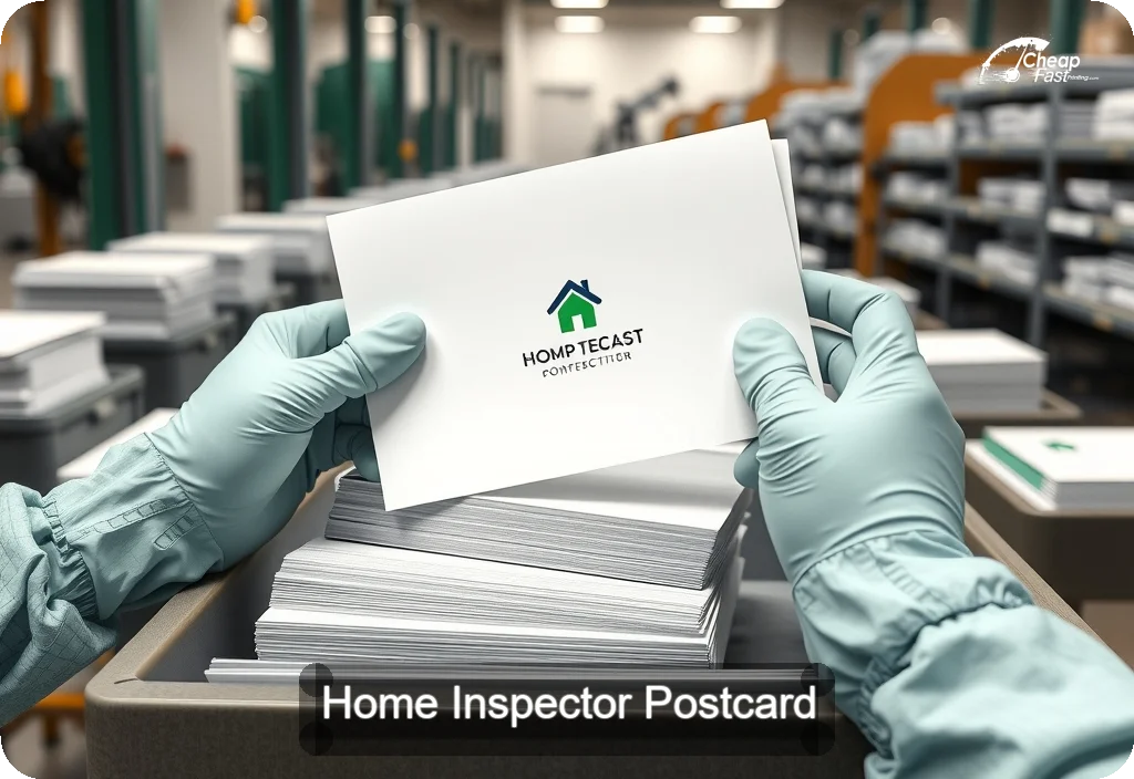Home Inspector Postcard Sample 08 · 6" x 11" design sample