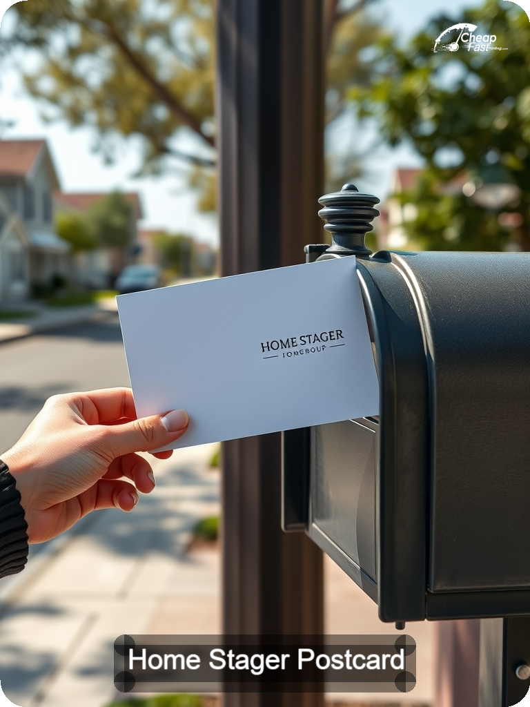 Home Stager Postcard Sample 01 · 5" x 7" design sample