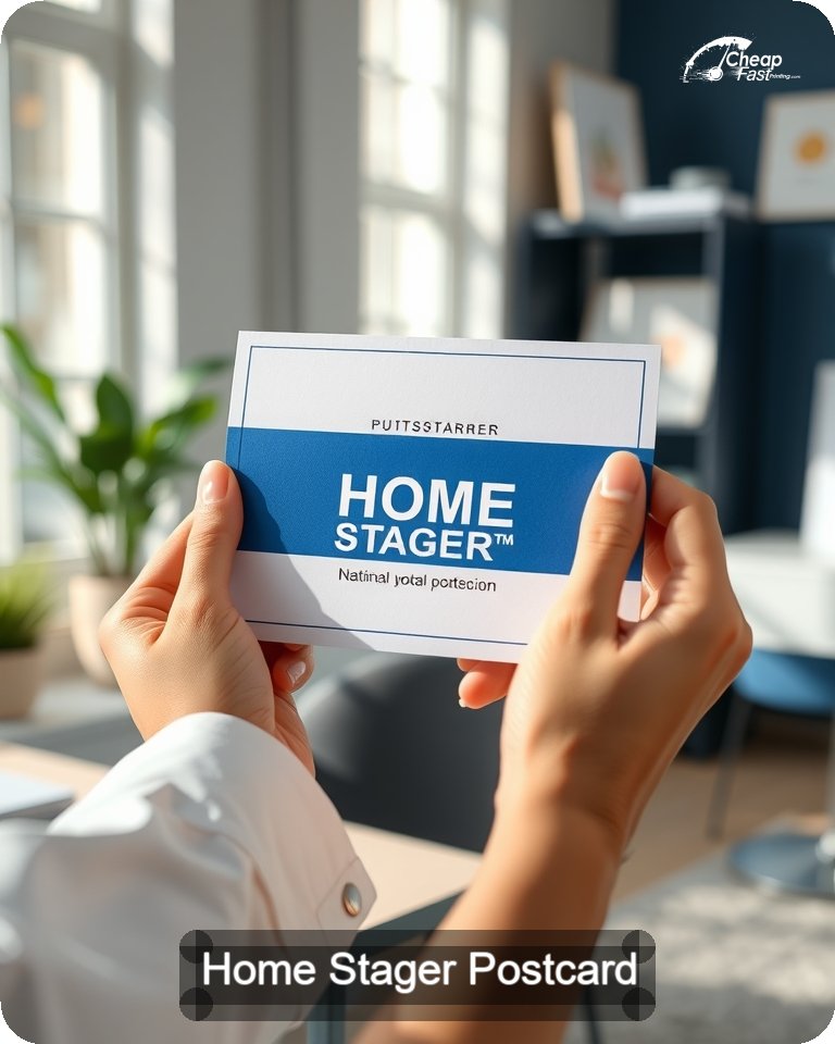 Home Stager Postcard Sample 05 · 4.25" x 5.5" design sample