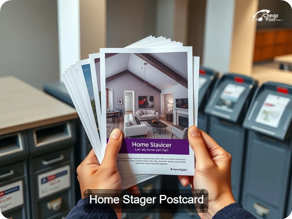 Home Stager Postcard Sample 08 · 6.5" x 9" design sample