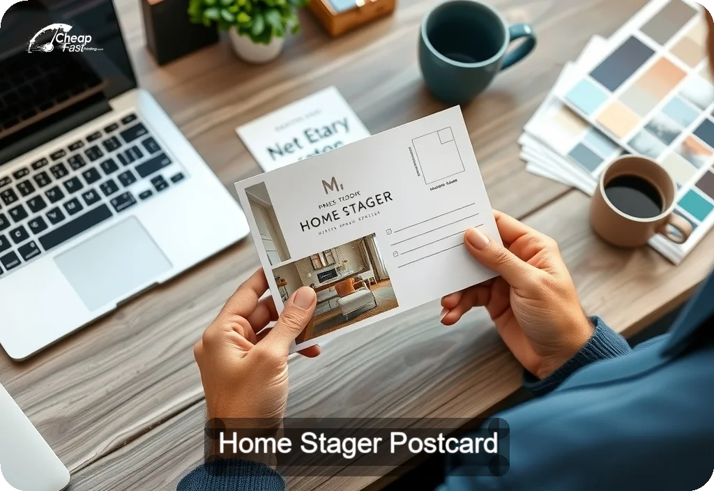 Home Stager Postcard Sample 10 · 4" x 6" design sample