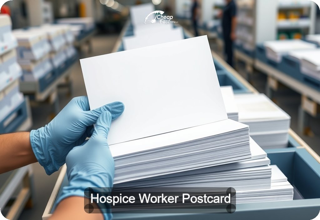 Hospice Worker Postcard Sample 05 · 6" x 11" design sample
