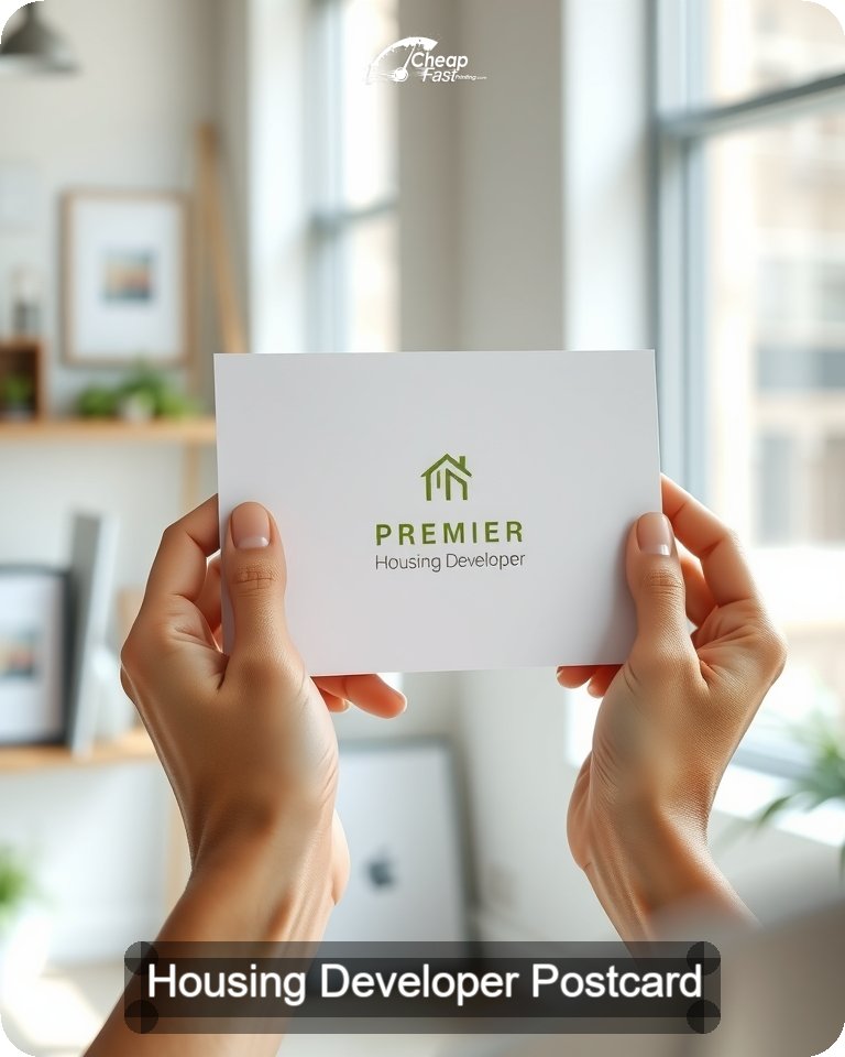 Housing Developer Postcard Sample 02 · 4.25" x 5.5" design sample